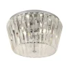Plafonnier Searchlight Tiara Chrome, Transparent, 3 Lumieres