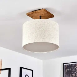 Plafonnier Shiburg Bois Clair, 1 Lumiere