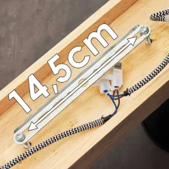 Plafonnier Svanfolk Bois Clair, 2 Lumieres