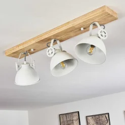 Plafonnier Svanfolk Brun, Blanc, 3 Lumieres