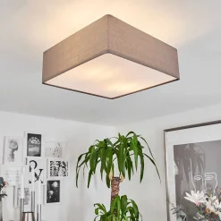 Plafonnier Taboga Nickel Mat, 2 Lumieres