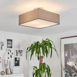 Plafonnier Taboga Nickel Mat, 2 Lumieres