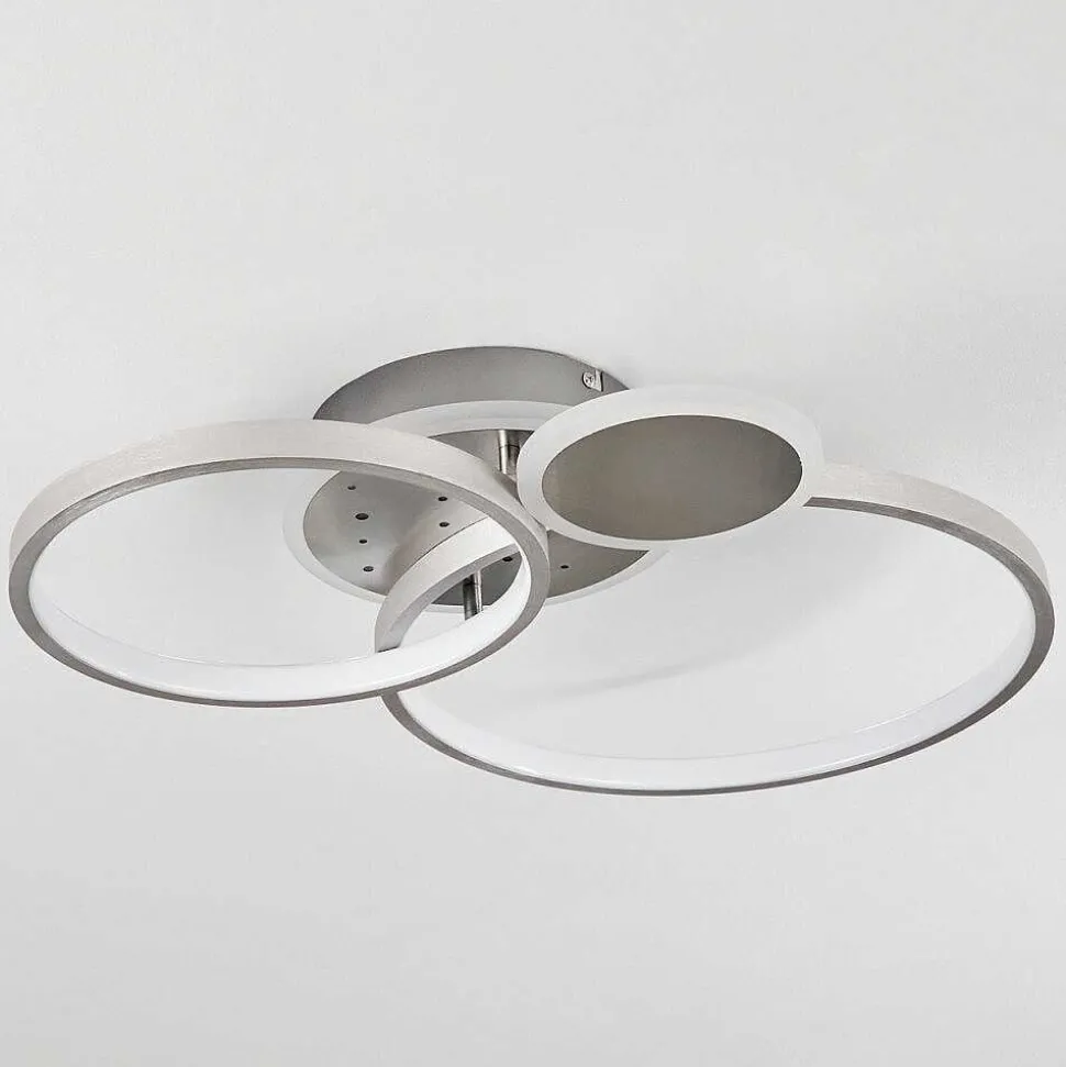 Plafonnier Tagsdorff Led Chrome, Nickel Mat, 1 Lumiere