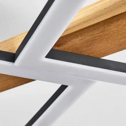 Plafonnier Tavon Led Ecru, Noir, 1 Lumiere