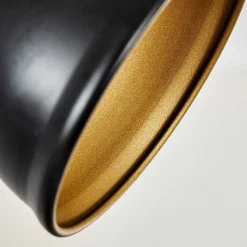 Plafonnier Tina Noir, 3 Lumieres