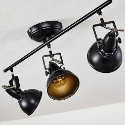 Plafonnier Tina Noir, 3 Lumieres