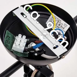 Plafonnier Tina Noir, 2 Lumieres