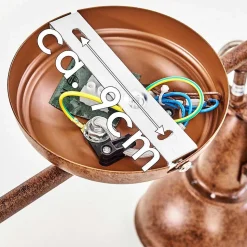 Plafonnier Tina Rouille, 4 Lumieres