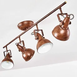 Plafonnier Tina Rouille, 4 Lumieres
