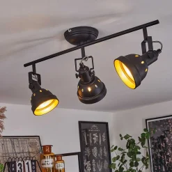 Plafonnier Tita Noir, 3 Lumieres