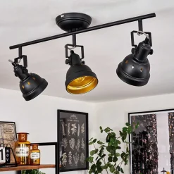 Plafonnier Tita Noir, 3 Lumieres