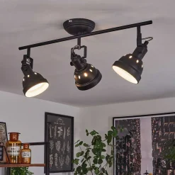 Plafonnier Tita Noir, 3 Lumieres