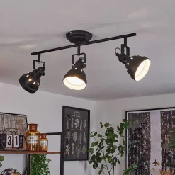 Plafonnier Tita Noir, 3 Lumieres