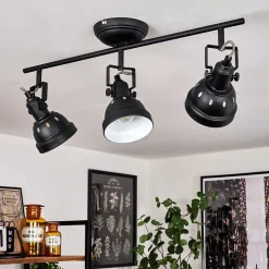Plafonnier Tita Noir, 3 Lumieres