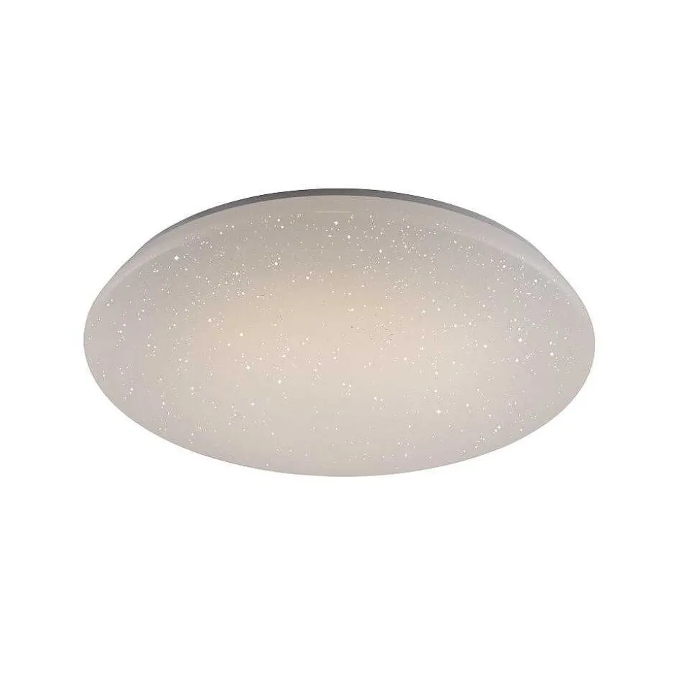 Plafonnier Trio Leuchten Wiz Nalida Led Blanc, 1 Lumiere, Telecommandes, Changeur De Couleurs