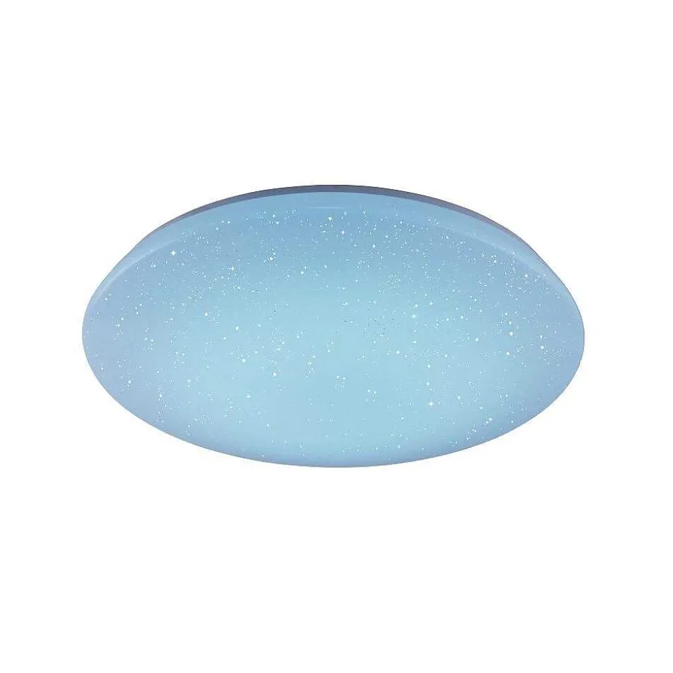 Plafonnier Trio Leuchten Wiz Nalida Led Blanc, 1 Lumiere, Telecommandes, Changeur De Couleurs