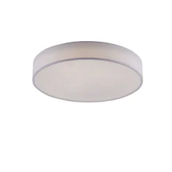 Plafonnier Trio Leuchten Wiz Diamo Led Blanc, 1 Lumiere, Telecommandes, Changeur De Couleurs