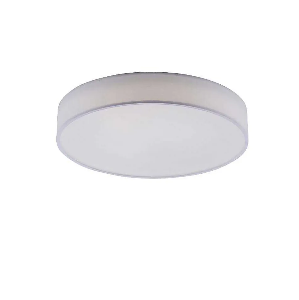 Plafonnier Trio Leuchten Wiz Diamo Led Blanc, 1 Lumiere, Telecommandes, Changeur De Couleurs