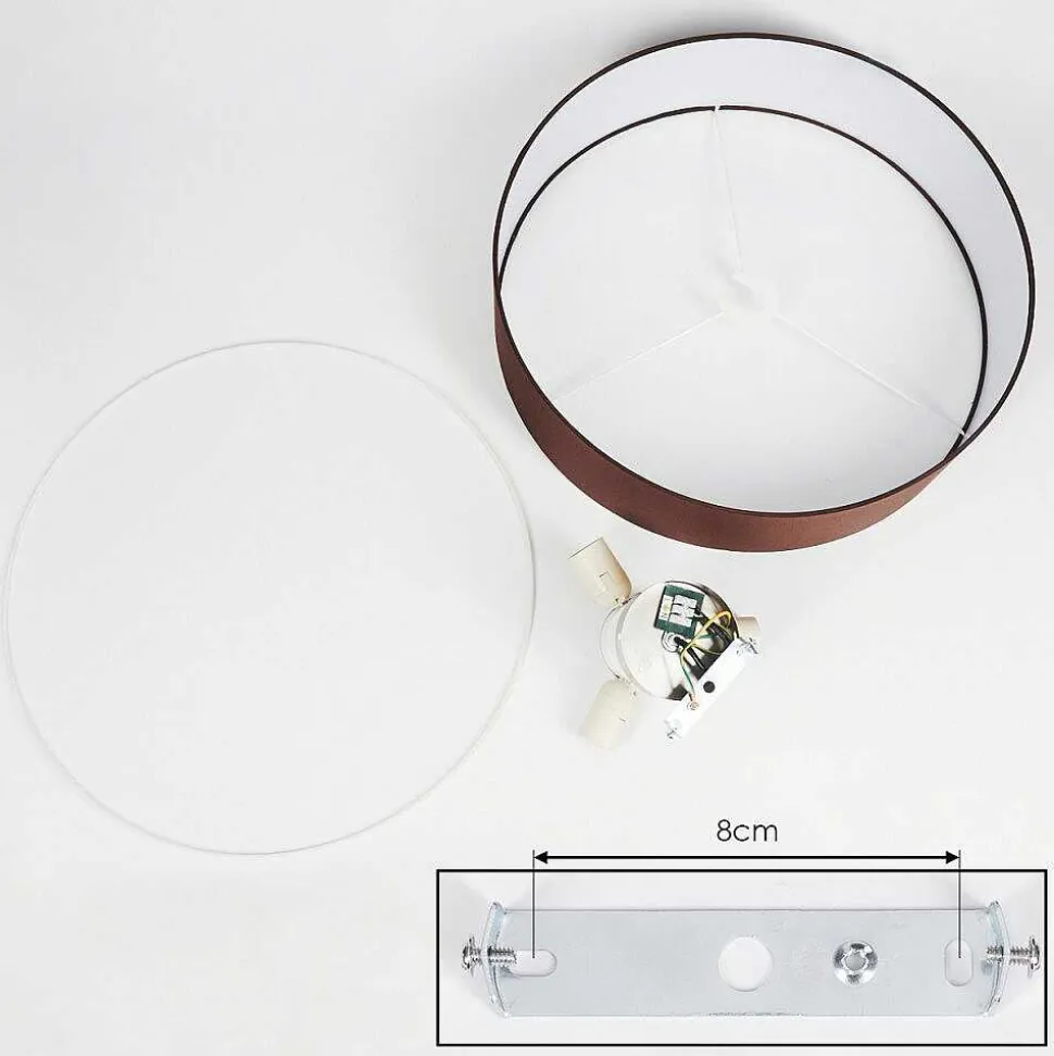 Plafonnier Tveid Nickel Mat, 3 Lumieres