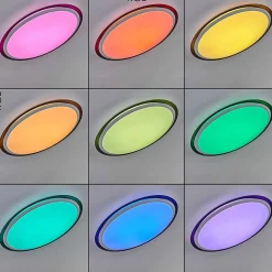 Plafonnier Vejle Led Blanc, 2 Lumieres, Changeur De Couleurs