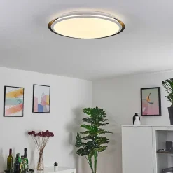Plafonnier Vejle Led Blanc, 2 Lumieres, Changeur De Couleurs