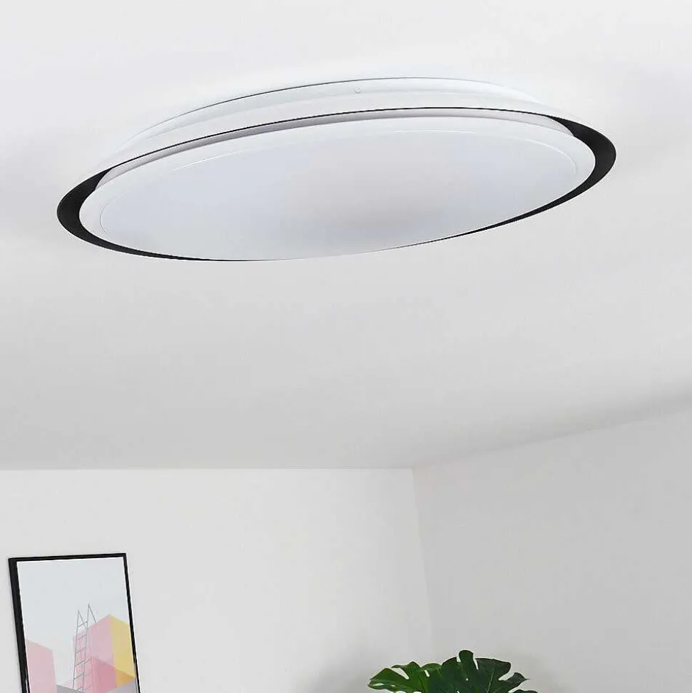 Plafonnier Vejle Led Blanc, 2 Lumieres, Changeur De Couleurs