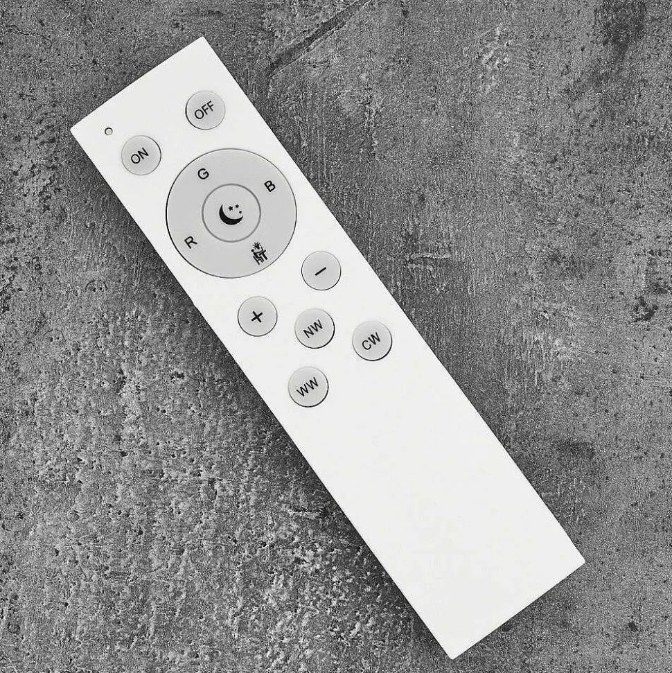 Plafonnier Vejle Led Blanc, 2 Lumieres, Changeur De Couleurs