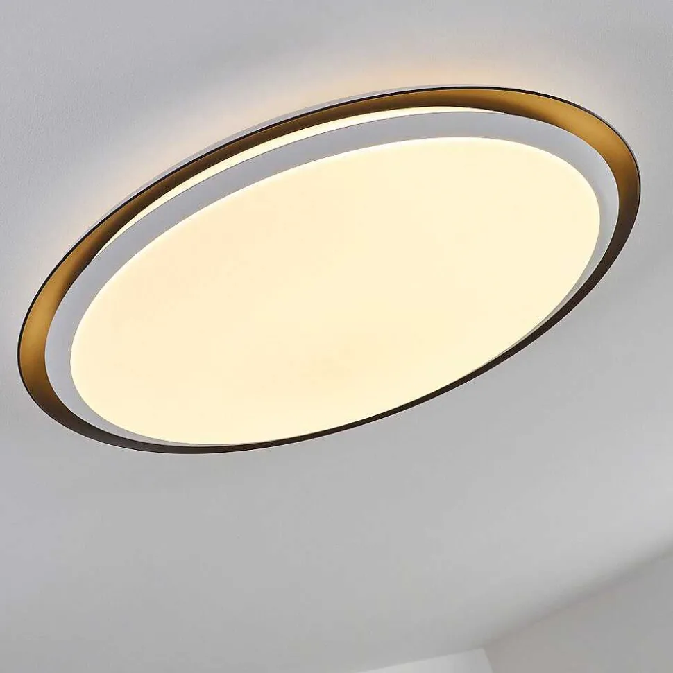 Plafonnier Vejle Led Blanc, 2 Lumieres, Changeur De Couleurs