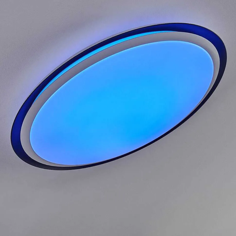 Plafonnier Vejle Led Blanc, 2 Lumieres, Changeur De Couleurs