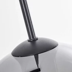 Plafonnier Verre 20 Cm Koyoto Clair, Fume, 5 Lumieres