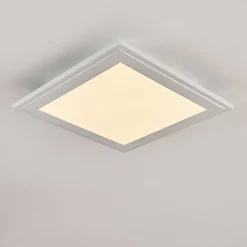 Plafonnier Voisines Led Blanc, 1 Lumiere, Telecommandes, Changeur De Couleurs