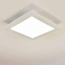 Plafonnier Voisines Led Blanc, 1 Lumiere, Telecommandes, Changeur De Couleurs