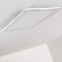 Plafonnier Voisines Led Blanc, 1 Lumiere, Telecommandes, Changeur De Couleurs