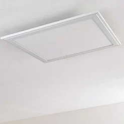 Plafonnier Voisines Led Blanc, 1 Lumiere, Telecommandes, Changeur De Couleurs