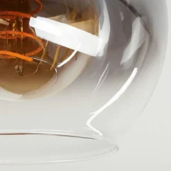 Plafonnier Vouhet Brun, Couleur Bois, Noir, 3 Lumieres