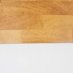 Plafonnier Vrolle Bois Clair, Nickel Mat, 2 Lumieres