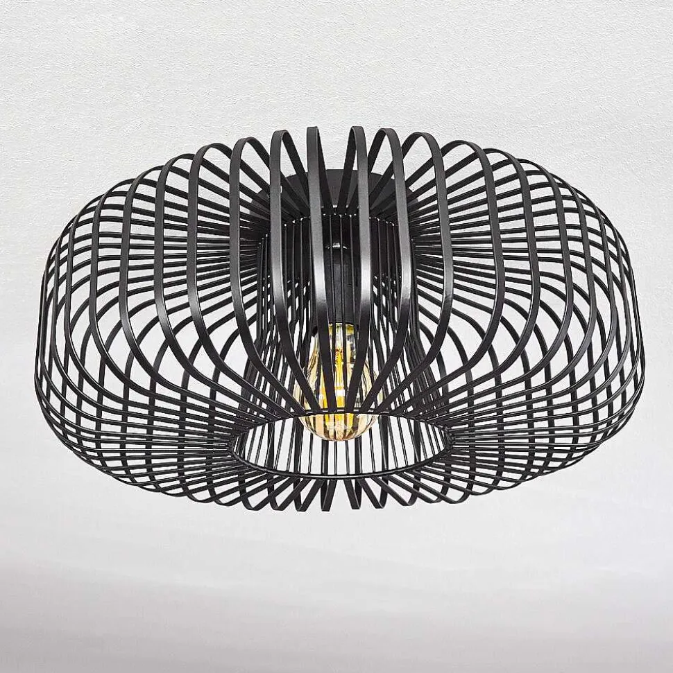 Plafonnier Wemude Noir, 1 Lumiere