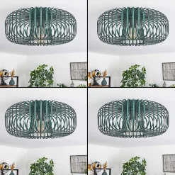 Plafonnier Wemude Vert, 1 Lumiere