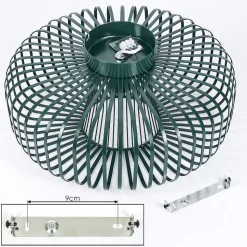 Plafonnier Wemude Vert, 1 Lumiere