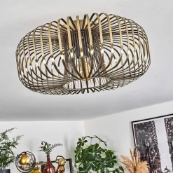 Plafonnier Wemude Vieux Laiton, 1 Lumiere