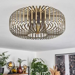 Plafonnier Wemude Vieux Laiton, 1 Lumiere