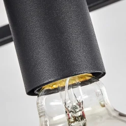 Plafonnier Wick Noir, 4 Lumieres