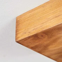 Plafonnier Zuoz Bois Clair, 2 Lumieres