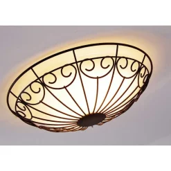 Plafonnier/Applique Murale Eglo Colti Brun, Brun Fonce, Rouille, Blanc, 2 Lumieres