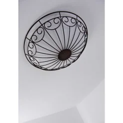 Plafonnier/Applique Murale Eglo Colti Brun, Brun Fonce, Rouille, Blanc, 2 Lumieres