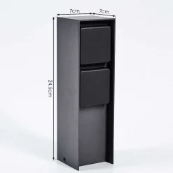 Prises Électriques D\\'Exterieur Reigolil Anthracite, Noir