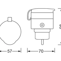 Prises Électriques D\\'Exterieur Ledvance Smart+ Anthracite