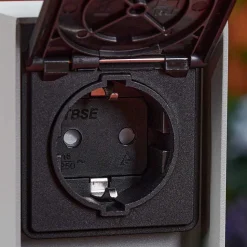 Prises Électriques D\\'Exterieur Reigolil Gris, Noir