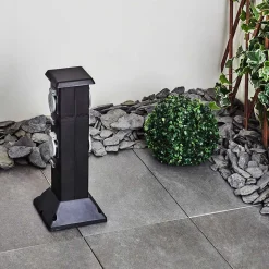 Prises Électriques D\\'Exterieur Gervais Gris, Noir