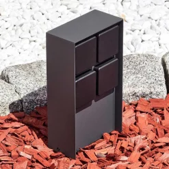 Prises Électriques D\\'Exterieur Reigolil Anthracite, Noir